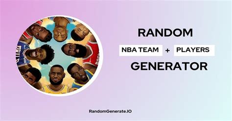 random nba team picker|nba generator player.